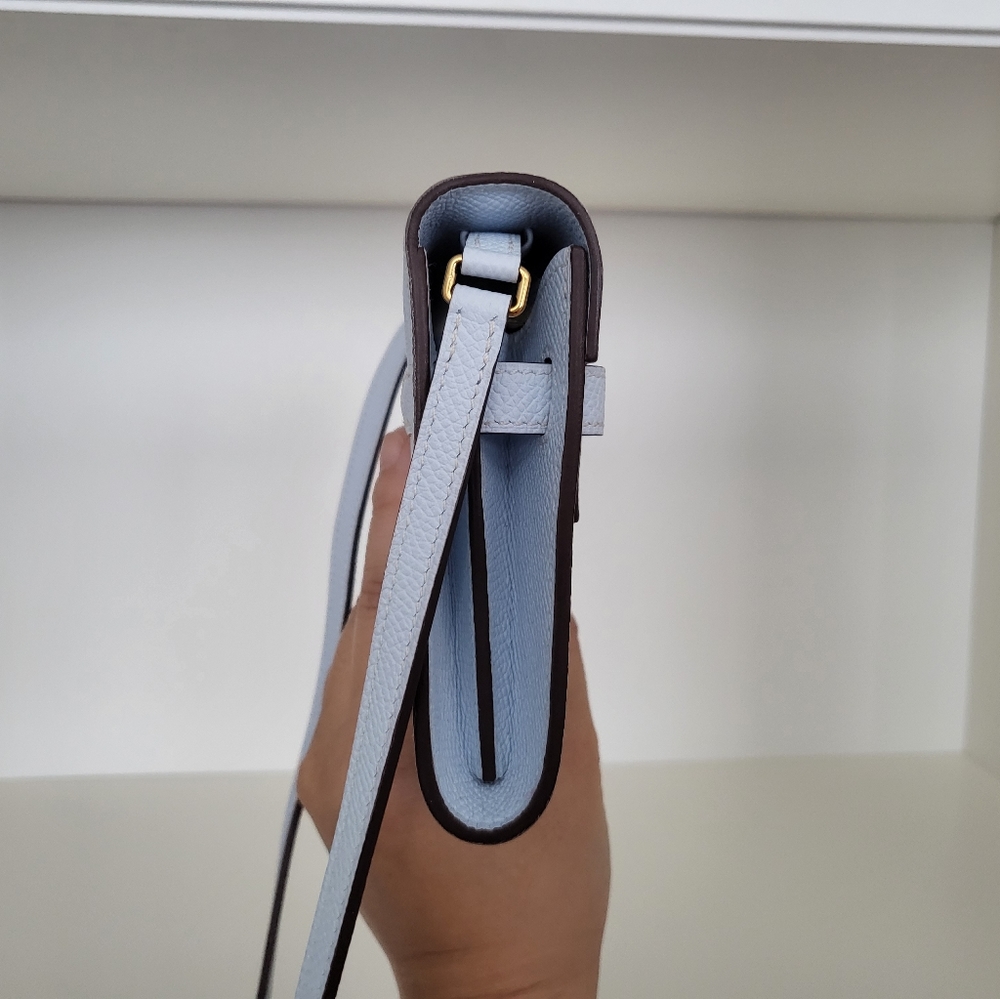 ❌️SOLD❌️ Hermes Kelly To Go Blue Brume - Picture 5 of 8